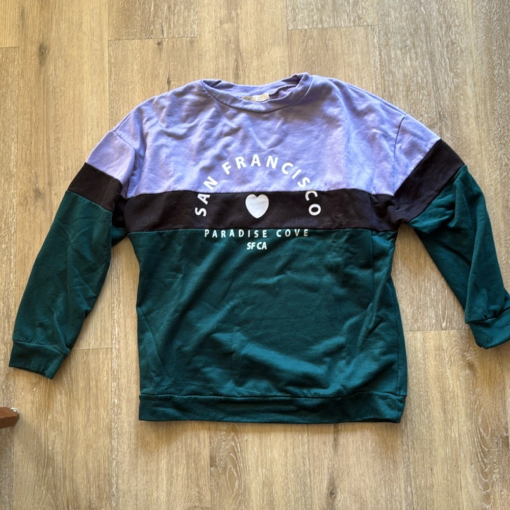 Curfew neck sweater by Active USA